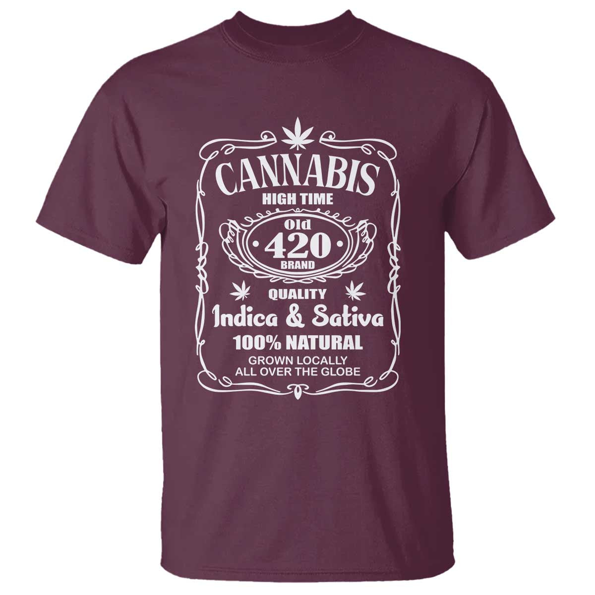 funny-cannabis-high-time-t-shirt-old-420-quality-indica-sativa-weed