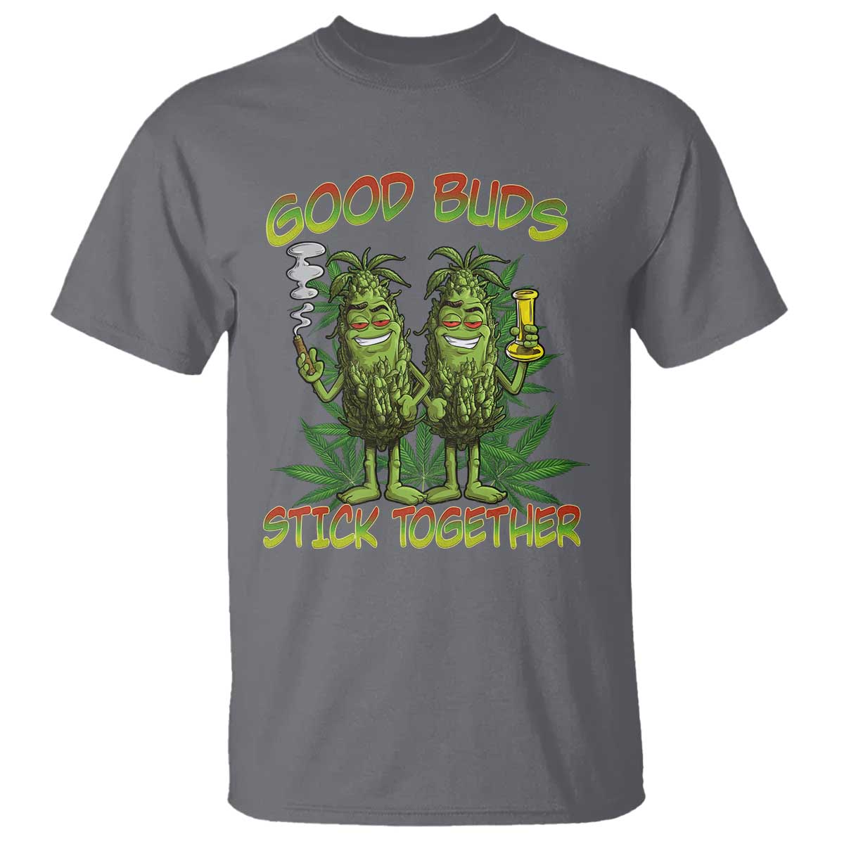 funny-marijuana-t-shirt-good-buds-stick-together-couples-420-weed-cannabis