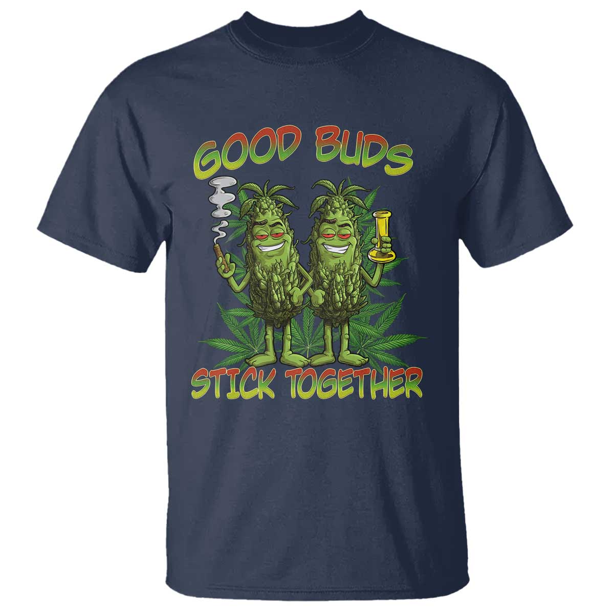 funny-marijuana-t-shirt-good-buds-stick-together-couples-420-weed-cannabis
