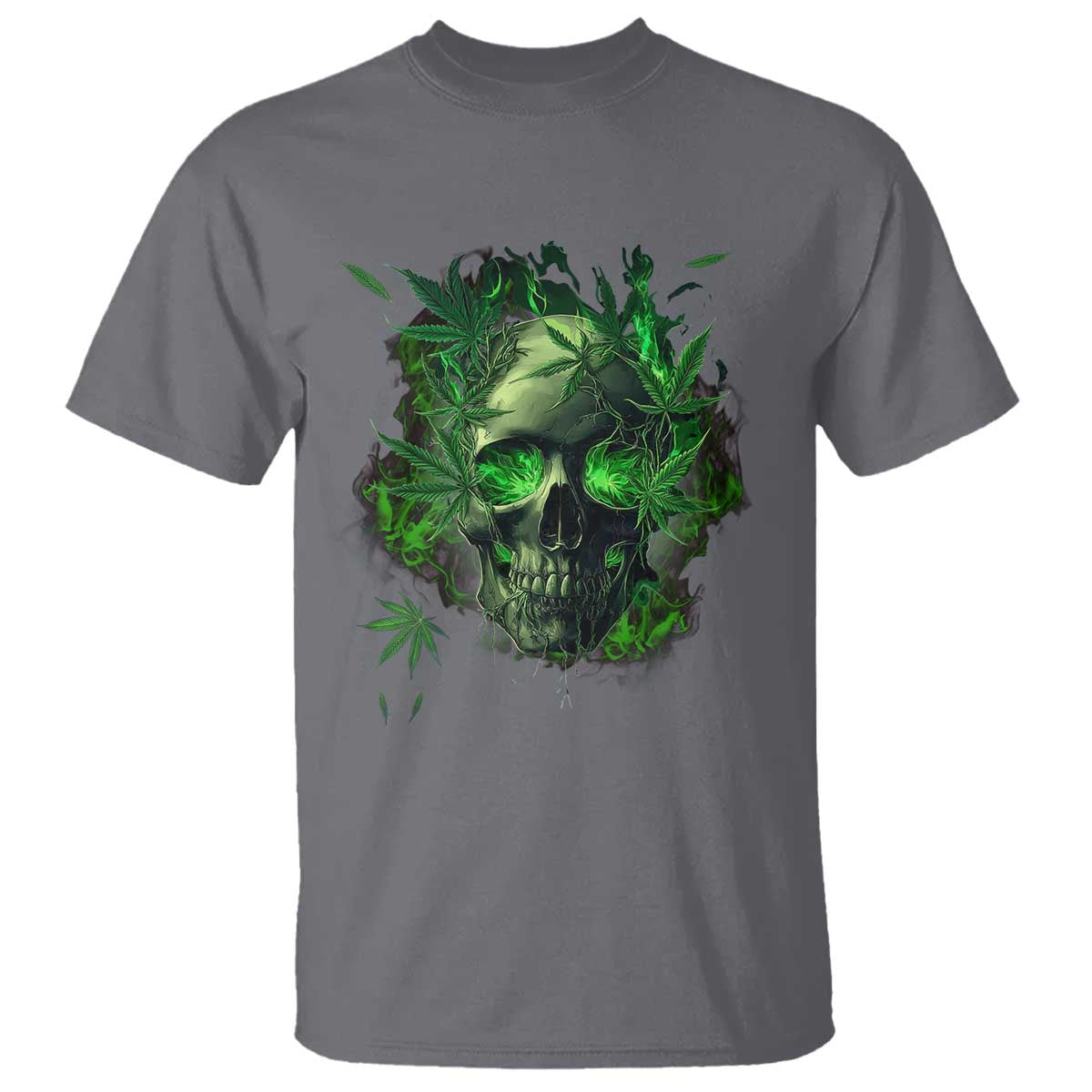 marijuana-skull-t-shirt-smoke-weed-cannabis-420-pot-leaf