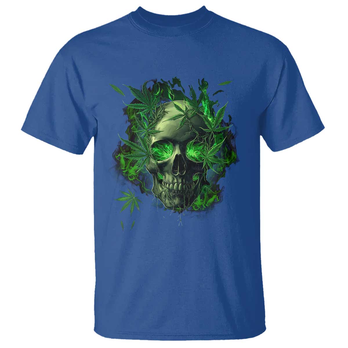 marijuana-skull-t-shirt-smoke-weed-cannabis-420-pot-leaf