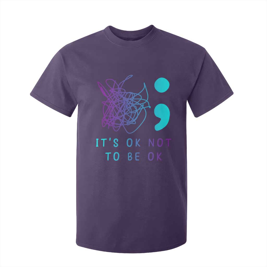 Its Ok To Not Be Ok T Shirt For Kid Suicide Prevention Support You Matter