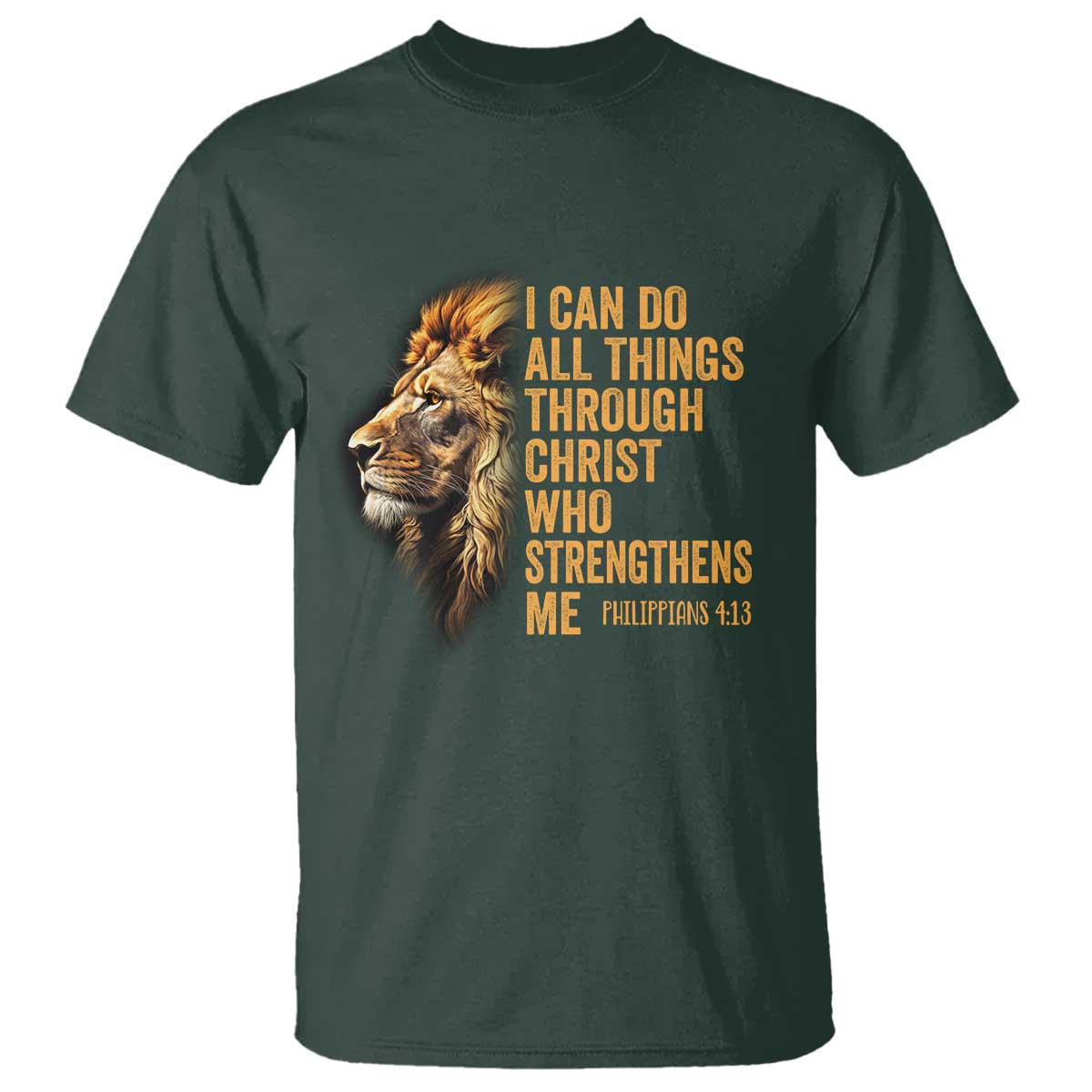 christian-faith-t-shirt-philippians-413-religious-lion-strengthens