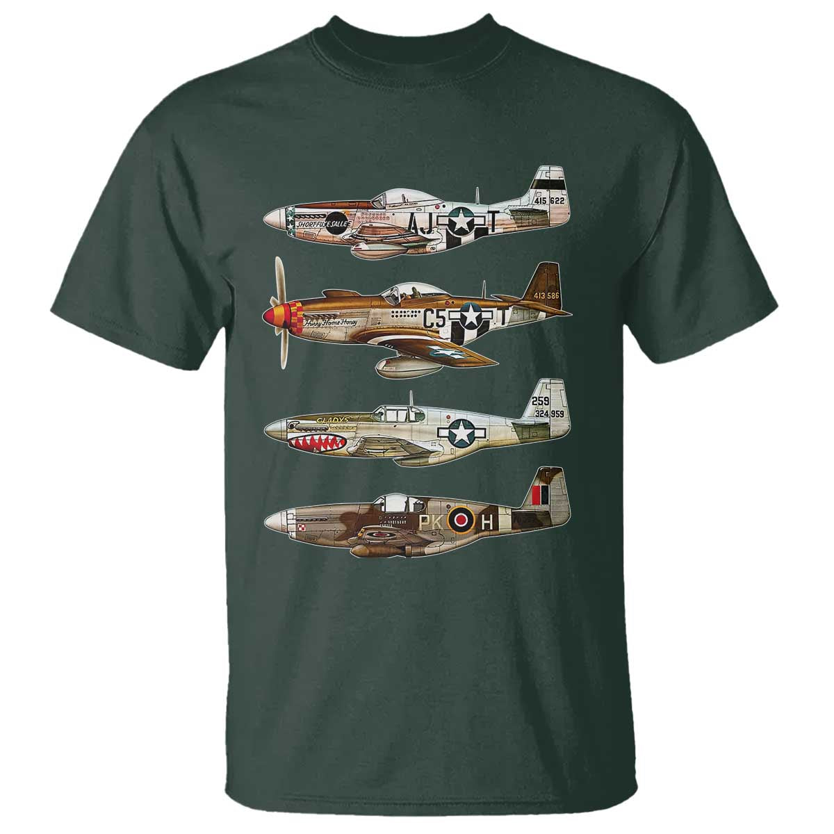 ww2-warplanes-b-17-p51-t-shirt-vintage-wwii-fighter-planes-iconic-military-aircraft