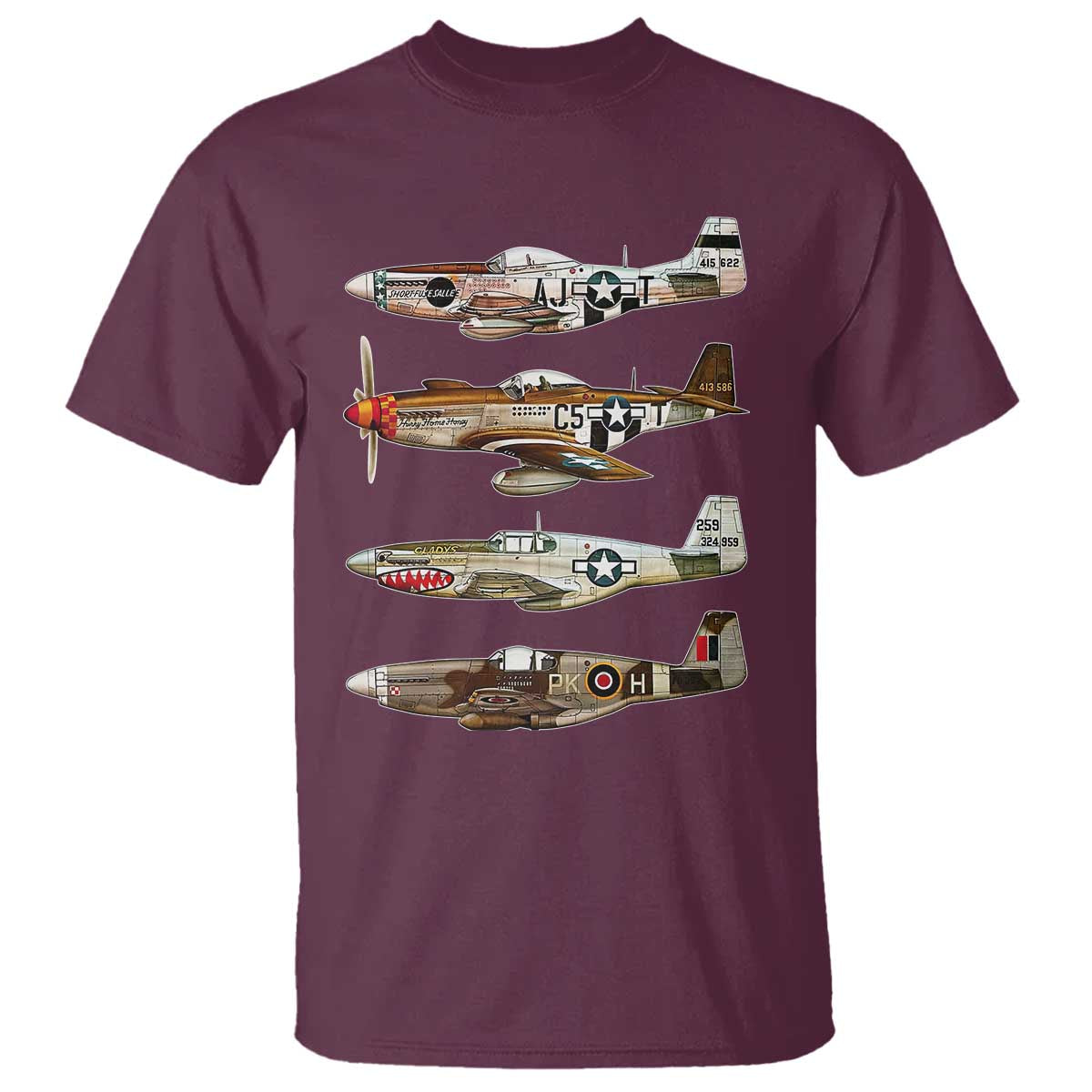 ww2-warplanes-b-17-p51-t-shirt-vintage-wwii-fighter-planes-iconic-military-aircraft