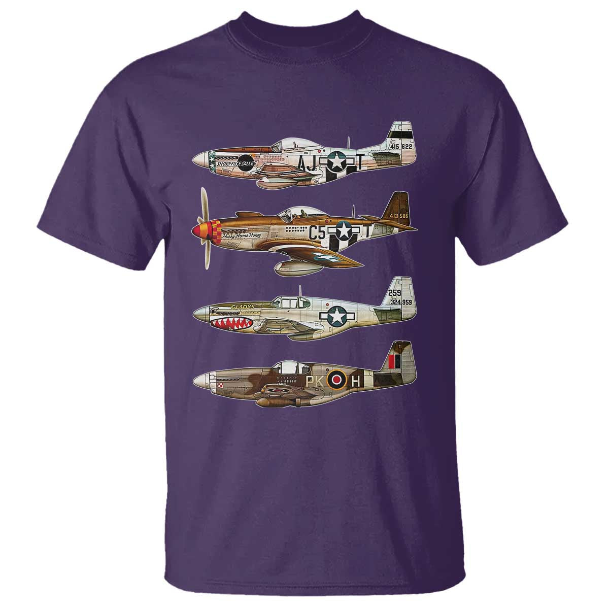 ww2-warplanes-b-17-p51-t-shirt-vintage-wwii-fighter-planes-iconic-military-aircraft
