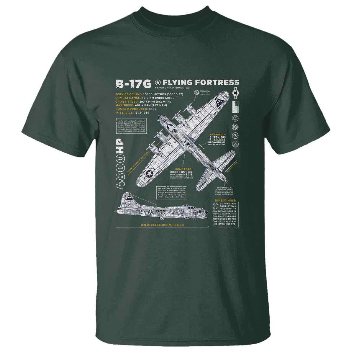 b-17-flying-fortress-t-shirt-ww2-b-17g-bomber-vintage-aviation