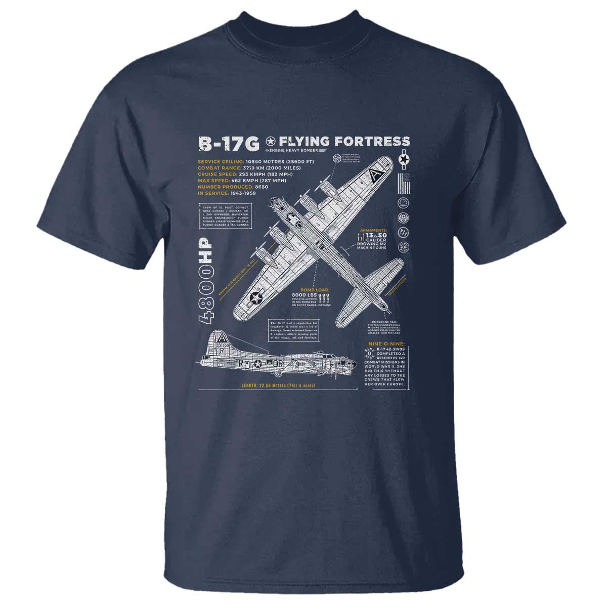 b-17-flying-fortress-t-shirt-ww2-b-17g-bomber-vintage-aviation