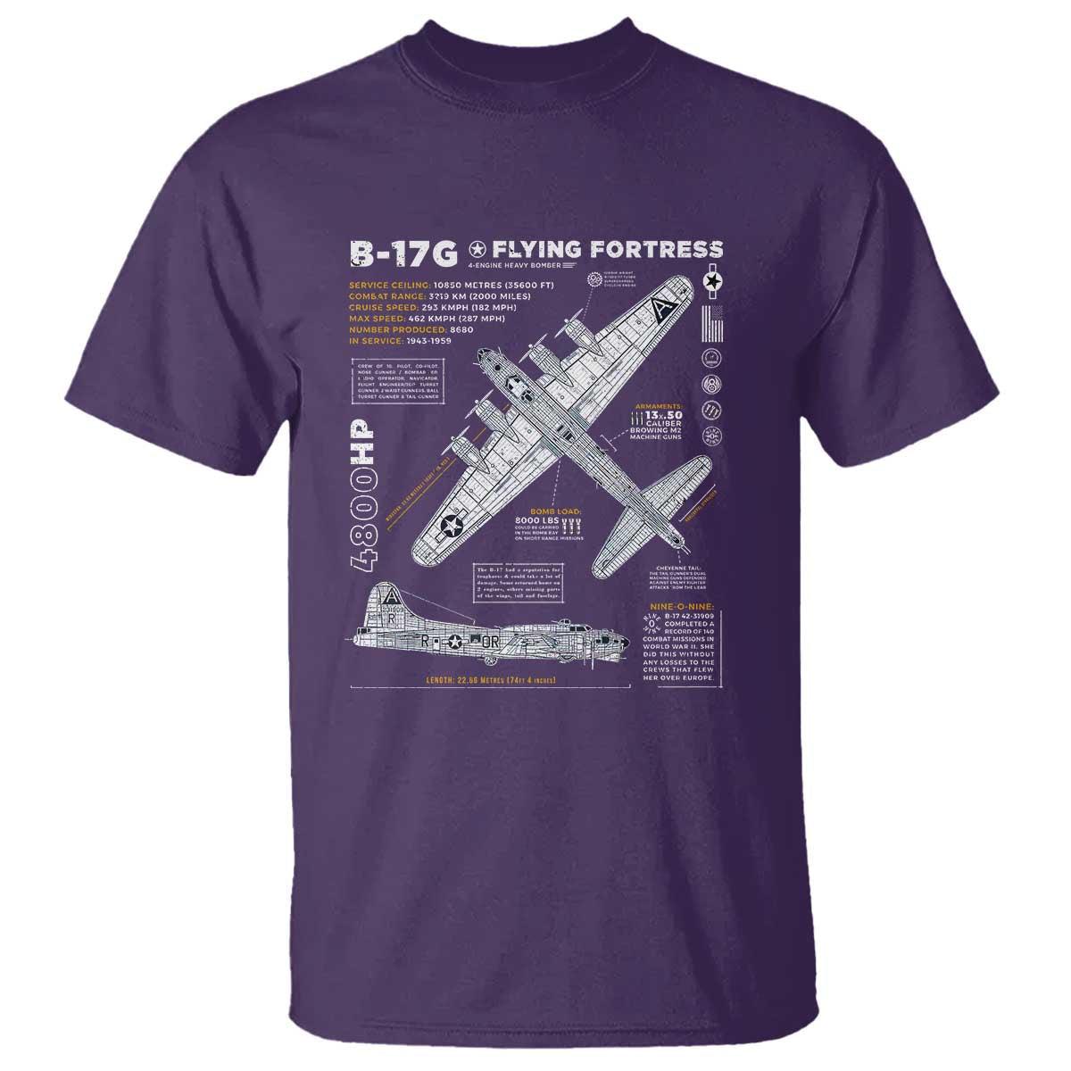 b-17-flying-fortress-t-shirt-ww2-b-17g-bomber-vintage-aviation