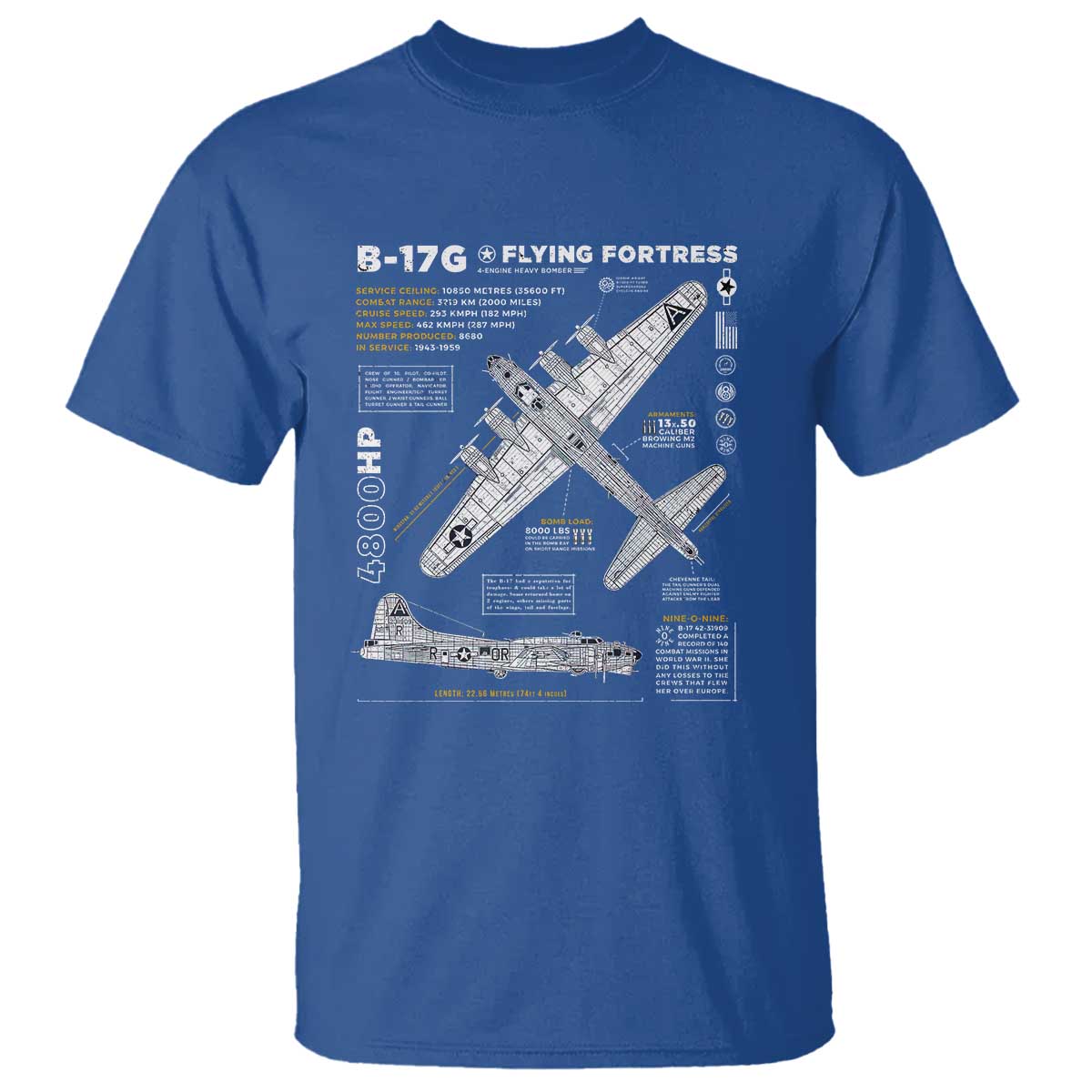 b-17-flying-fortress-t-shirt-ww2-b-17g-bomber-vintage-aviation