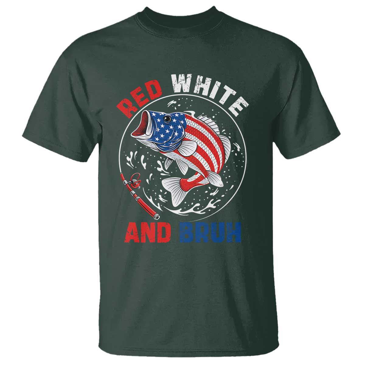 red-white-and-bruh-fishing-t-shirt-funny-patriotic-bass-4th-of-july-american-flag