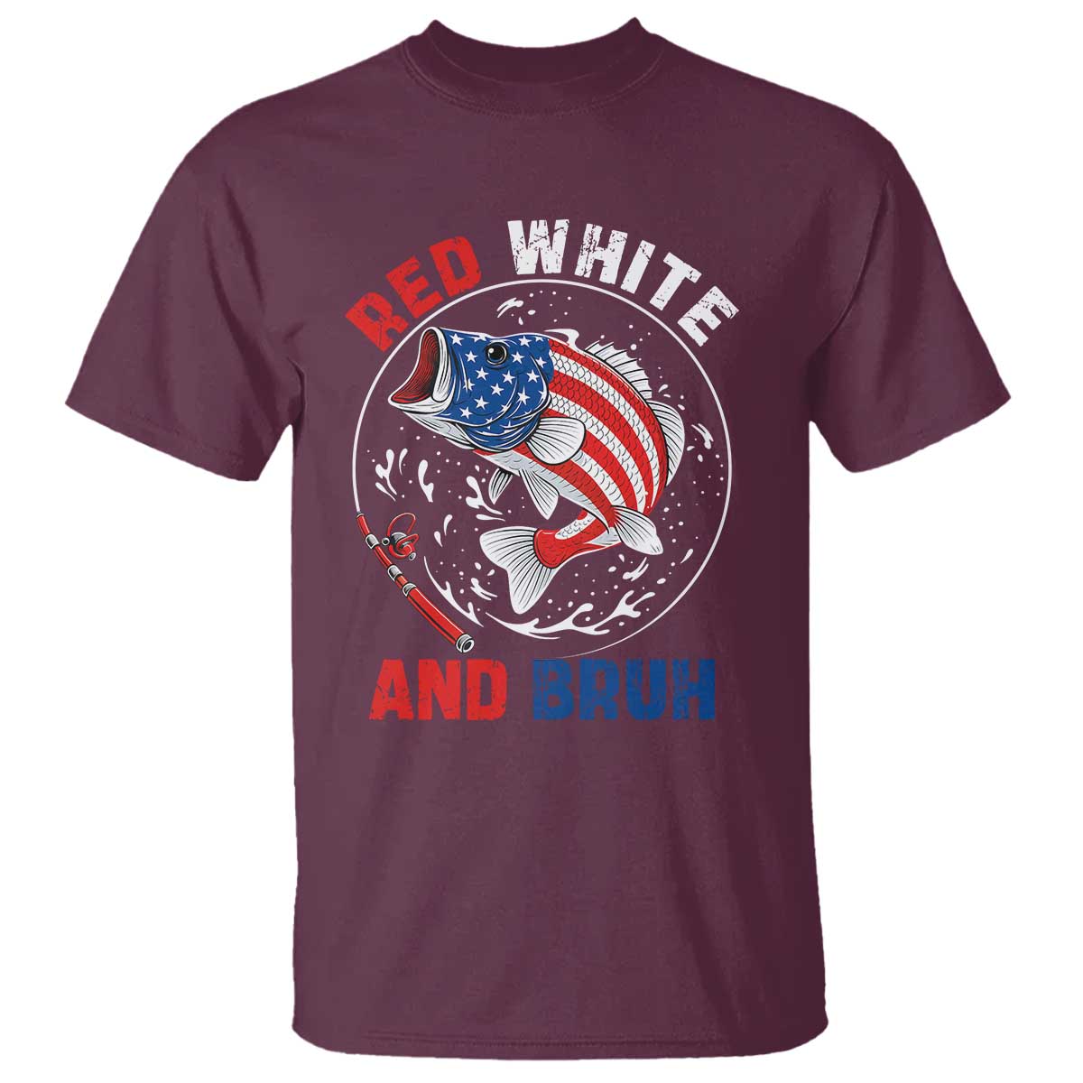 red-white-and-bruh-fishing-t-shirt-funny-patriotic-bass-4th-of-july-american-flag