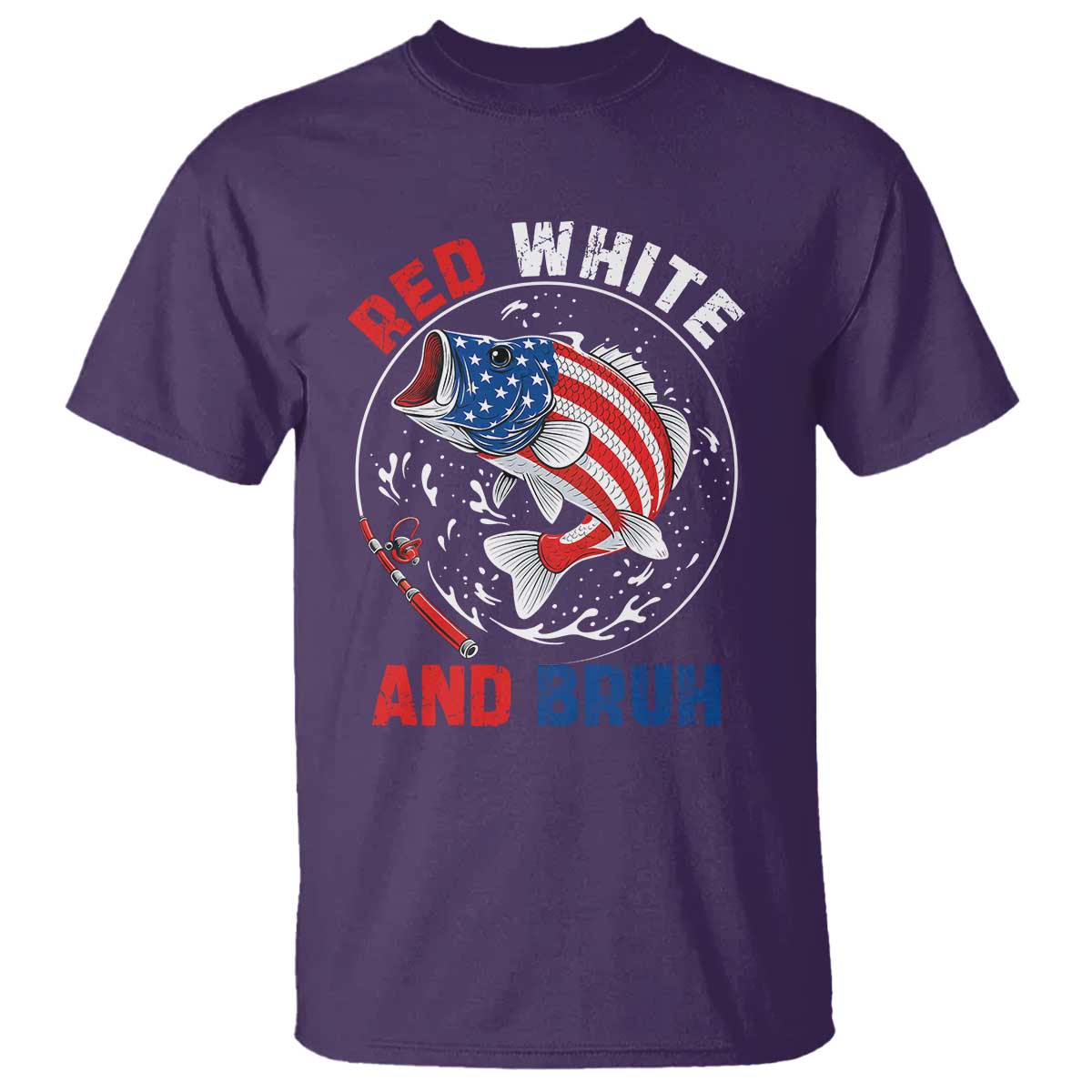red-white-and-bruh-fishing-t-shirt-funny-patriotic-bass-4th-of-july-american-flag