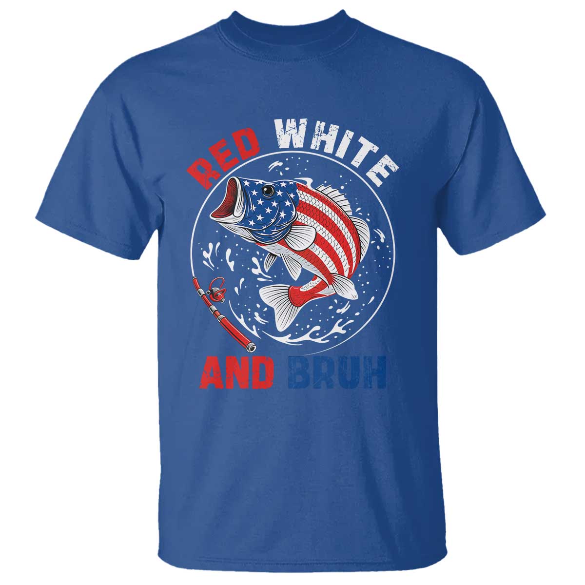 red-white-and-bruh-fishing-t-shirt-funny-patriotic-bass-4th-of-july-american-flag