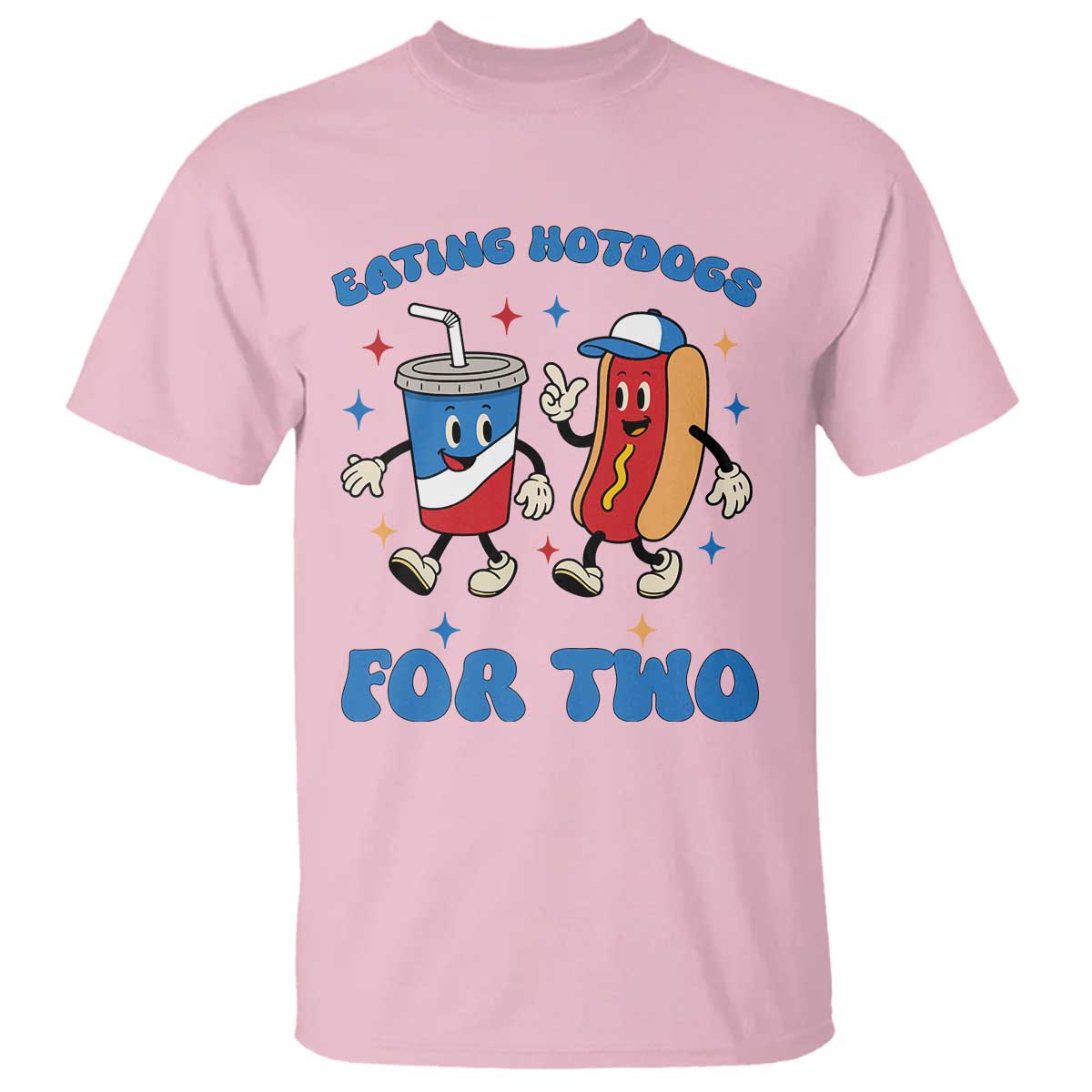 eating-hotdogs-for-two-t-shirt-cute-pregnancy-announcement-patriotic-4th-of-july
