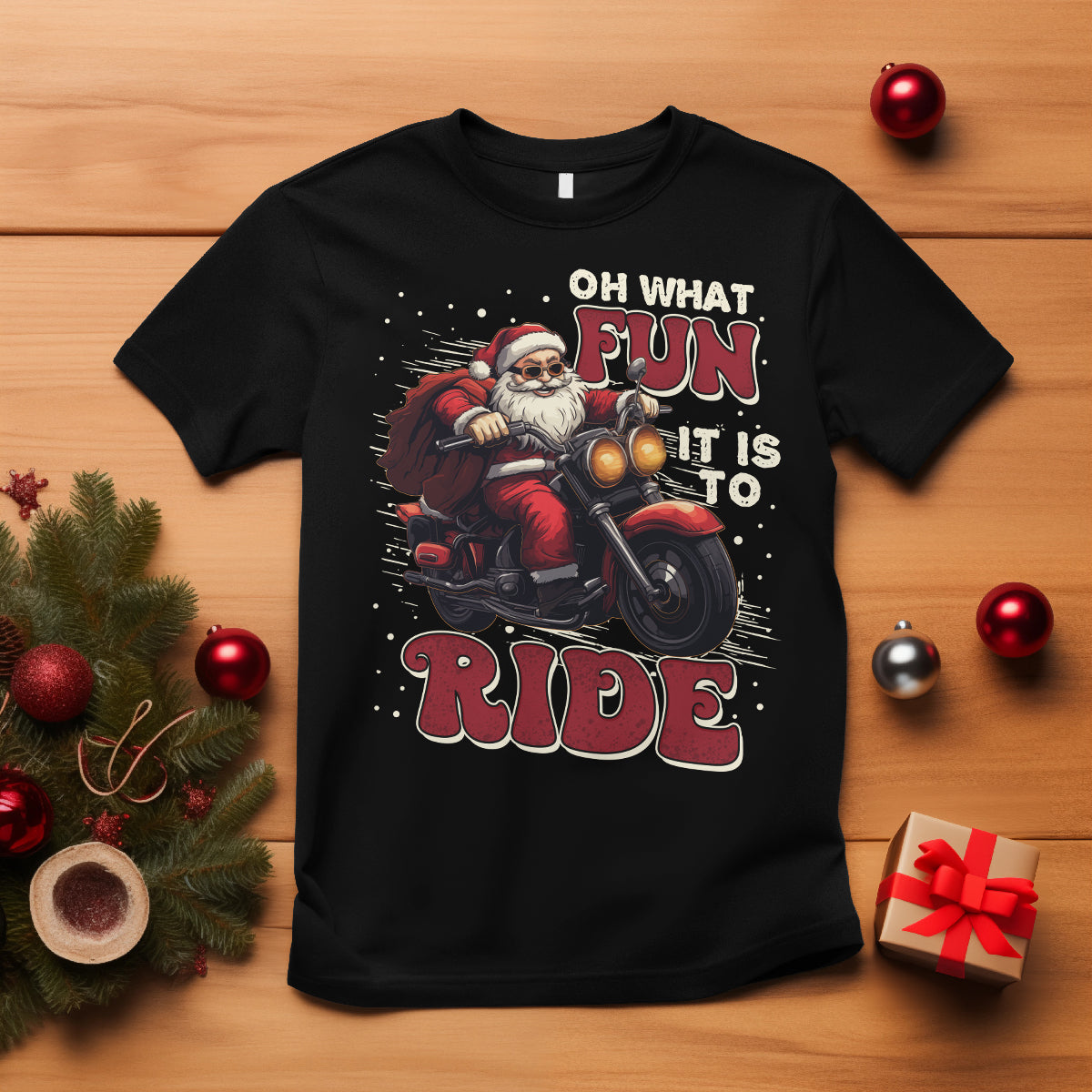 santa-claus-biker-t-shirt-oh-what-fun-it-is-to-ride-motorcycle-christmas-1