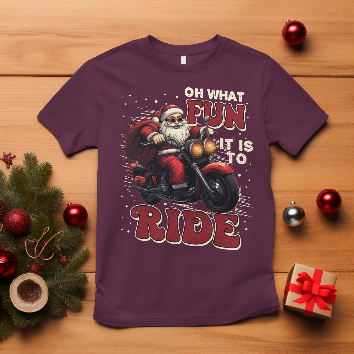 santa-claus-biker-t-shirt-oh-what-fun-it-is-to-ride-motorcycle-christmas-1