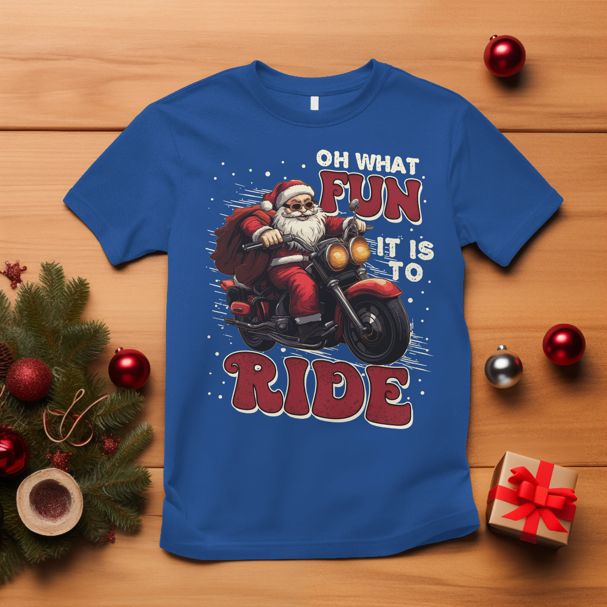 santa-claus-biker-t-shirt-oh-what-fun-it-is-to-ride-motorcycle-christmas-1