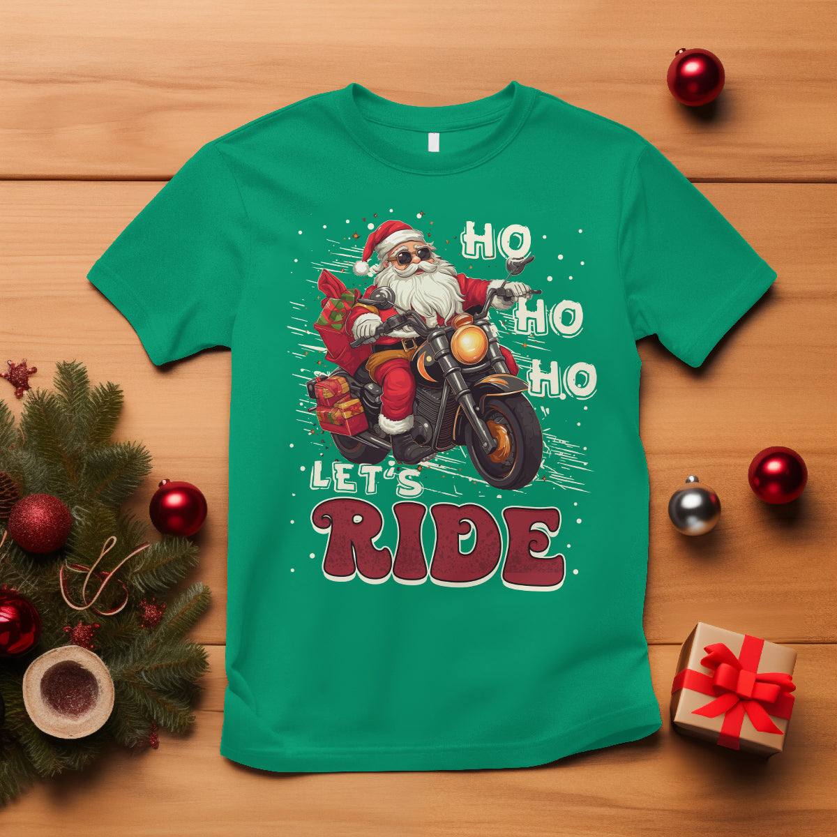 santa-claus-biker-t-shirt-ho-ho-ho-lets-ride-christmas