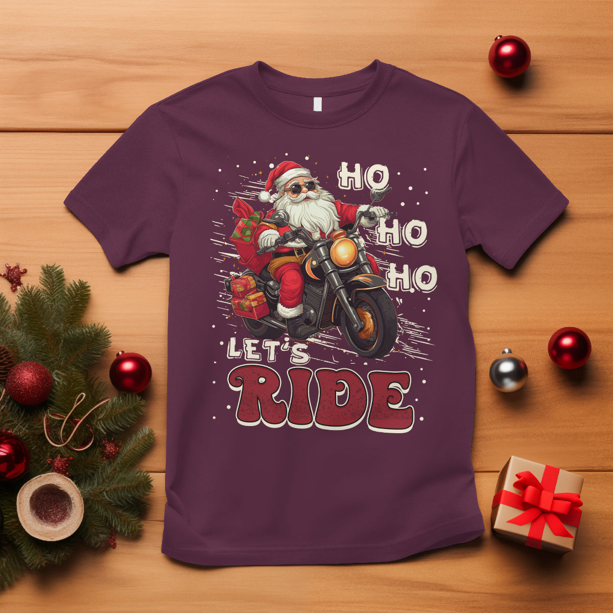 santa-claus-biker-t-shirt-ho-ho-ho-lets-ride-christmas