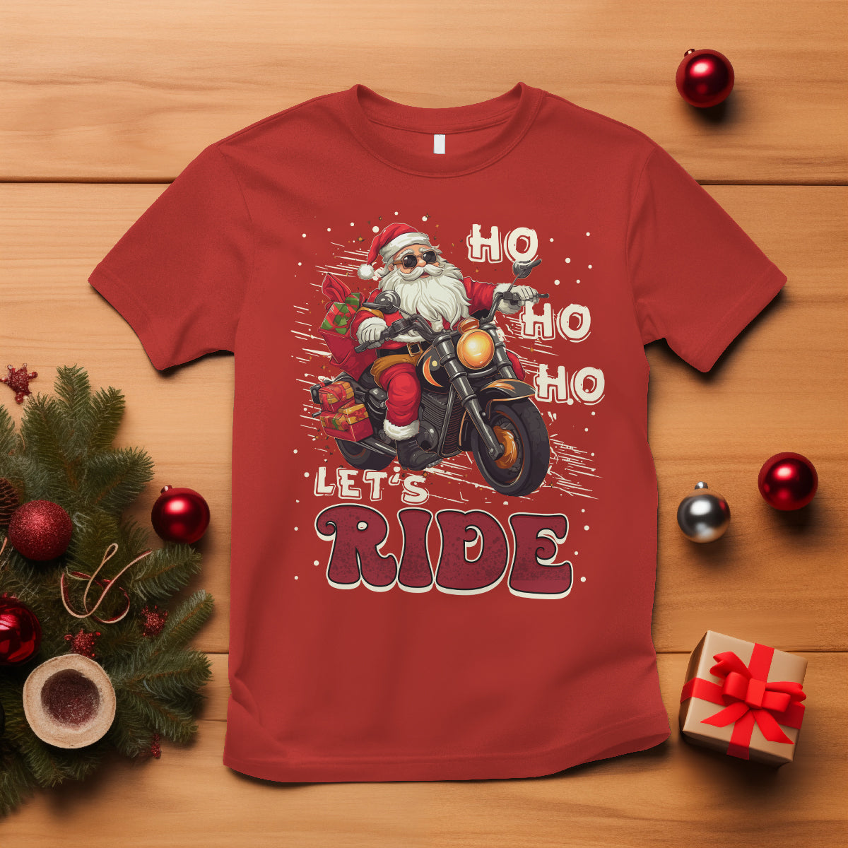 santa-claus-biker-t-shirt-ho-ho-ho-lets-ride-christmas
