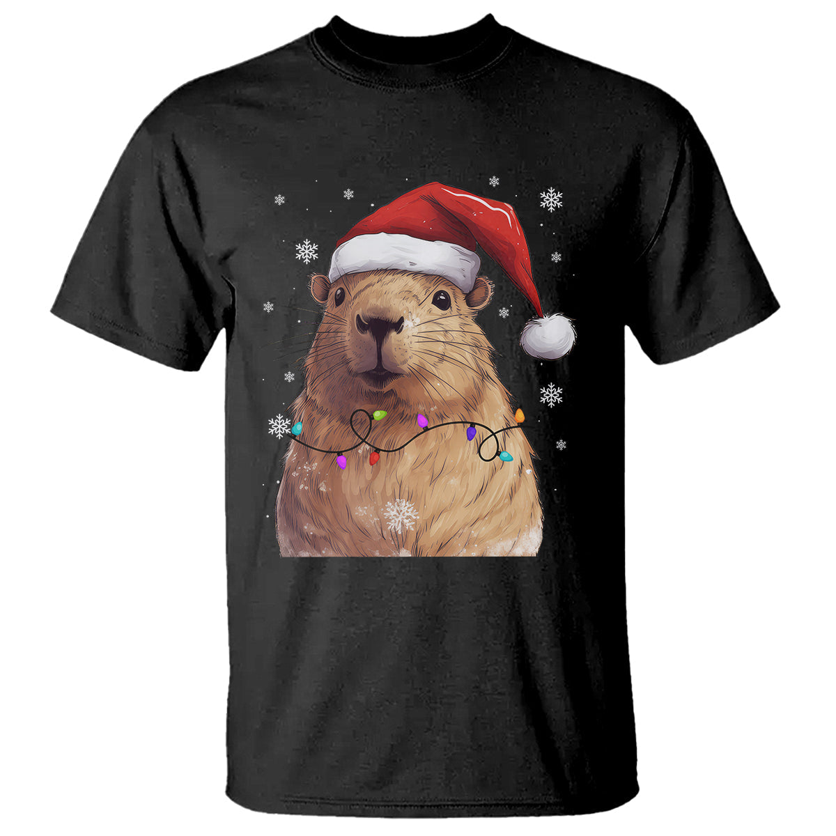 capybara-christmas-t-shirt-funny-santa-capy-meme-xmas-vibe