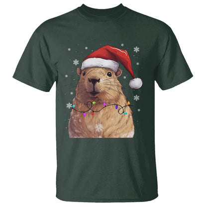 capybara-christmas-t-shirt-funny-santa-capy-meme-xmas-vibe