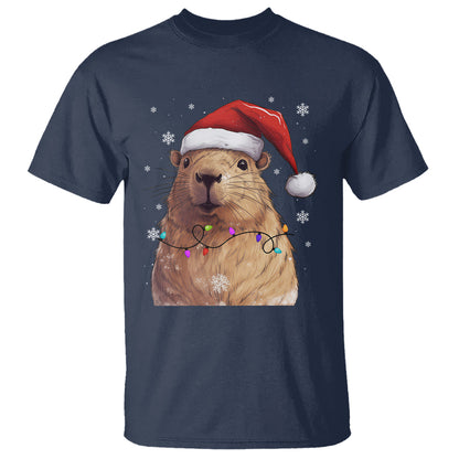capybara-christmas-t-shirt-funny-santa-capy-meme-xmas-vibe