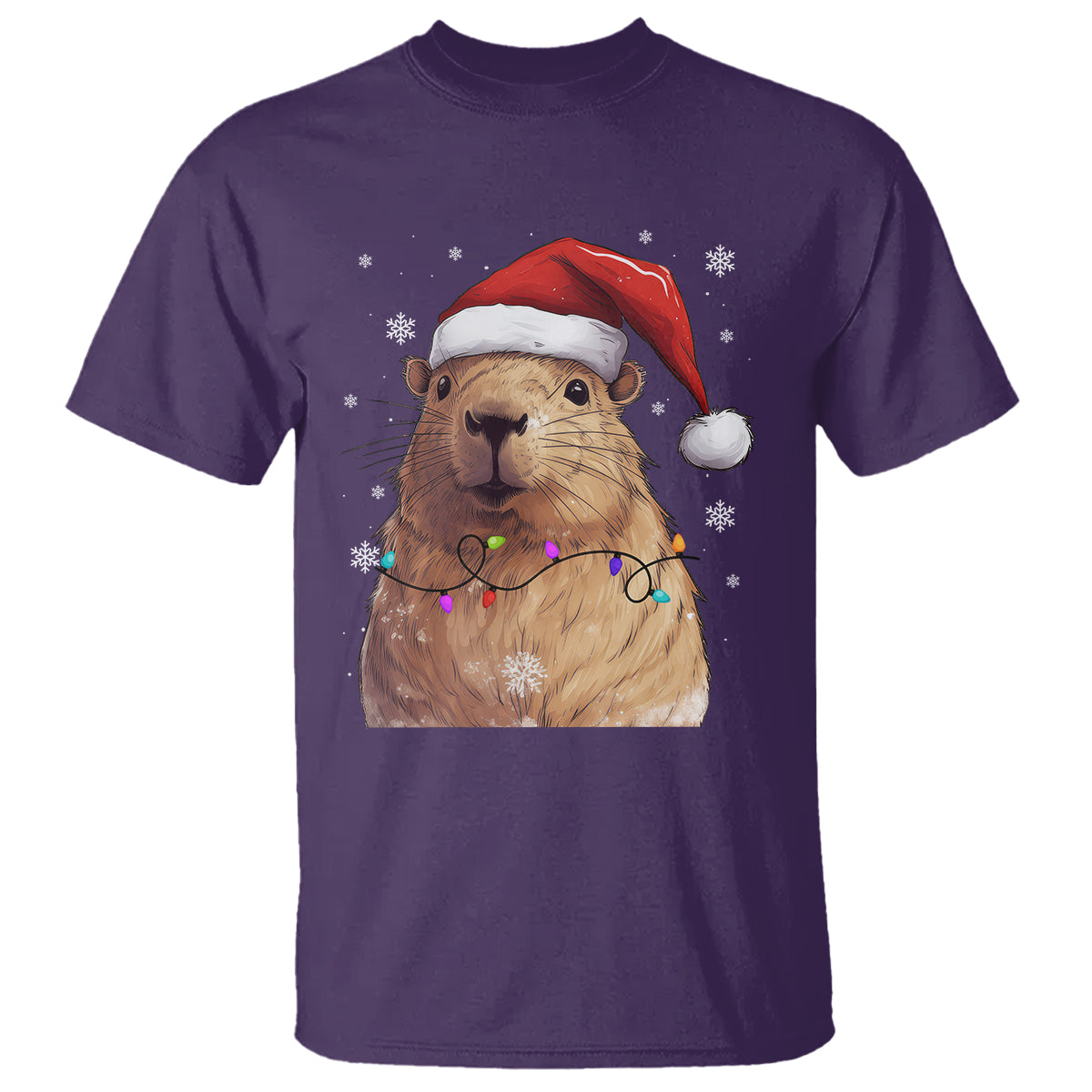 capybara-christmas-t-shirt-funny-santa-capy-meme-xmas-vibe