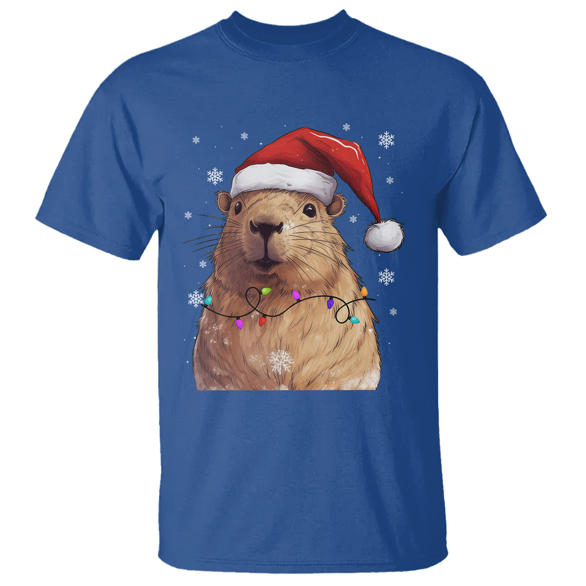 capybara-christmas-t-shirt-funny-santa-capy-meme-xmas-vibe