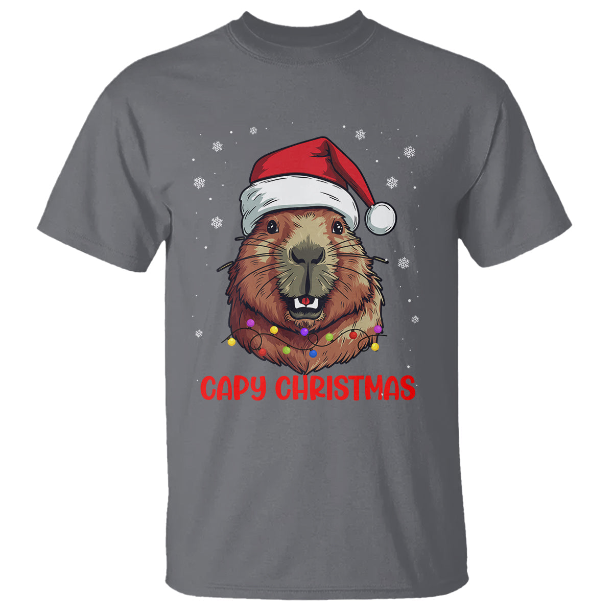 capy-christmas-t-shirt-funny-capybara-santa-meme