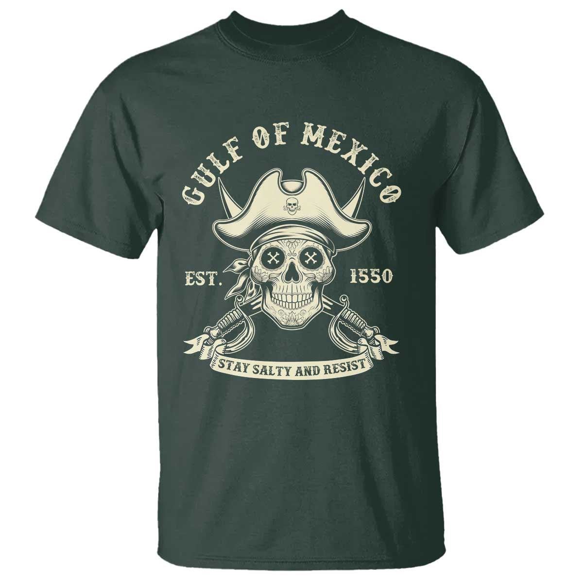 gulf-of-mexico-pirate-sugar-skull-t-shirt-est-1550-stay-salty-and-resist