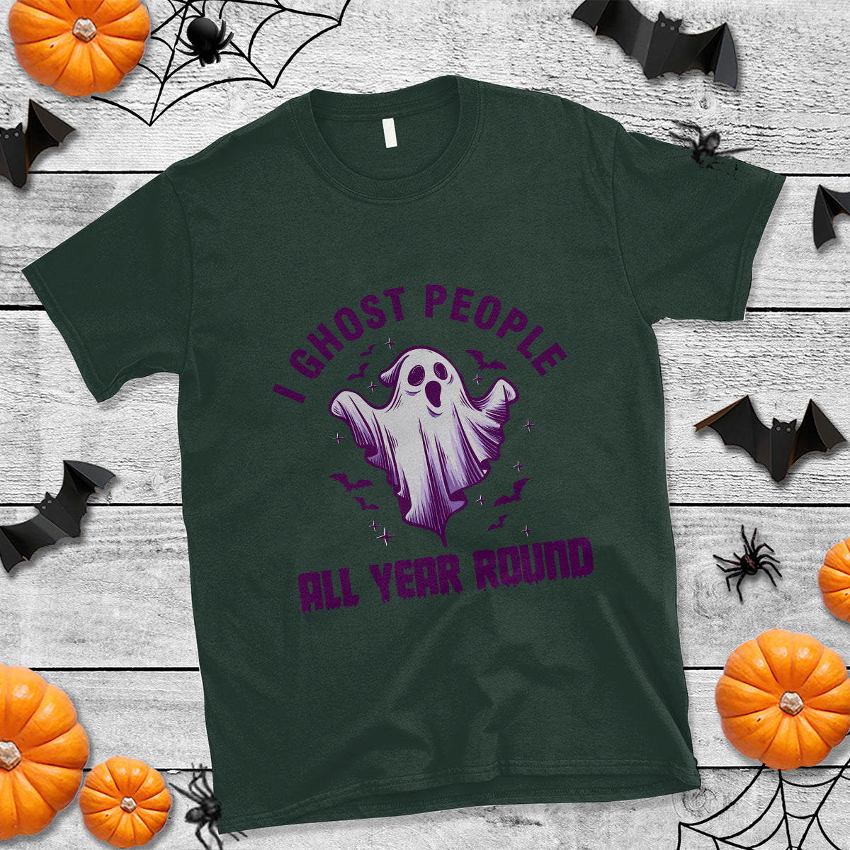 funny-boo-sheet-t-shirt-i-ghost-people-all-year-round-spooky-ghost-halloween-costume