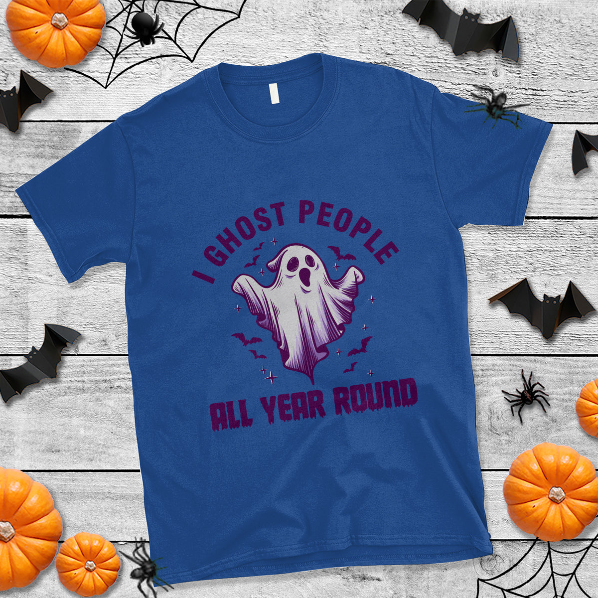 funny-boo-sheet-t-shirt-i-ghost-people-all-year-round-spooky-ghost-halloween-costume
