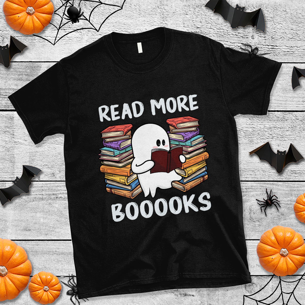 halloween-reading-t-shirt-read-more-books-cute-ghost-boo-sheet