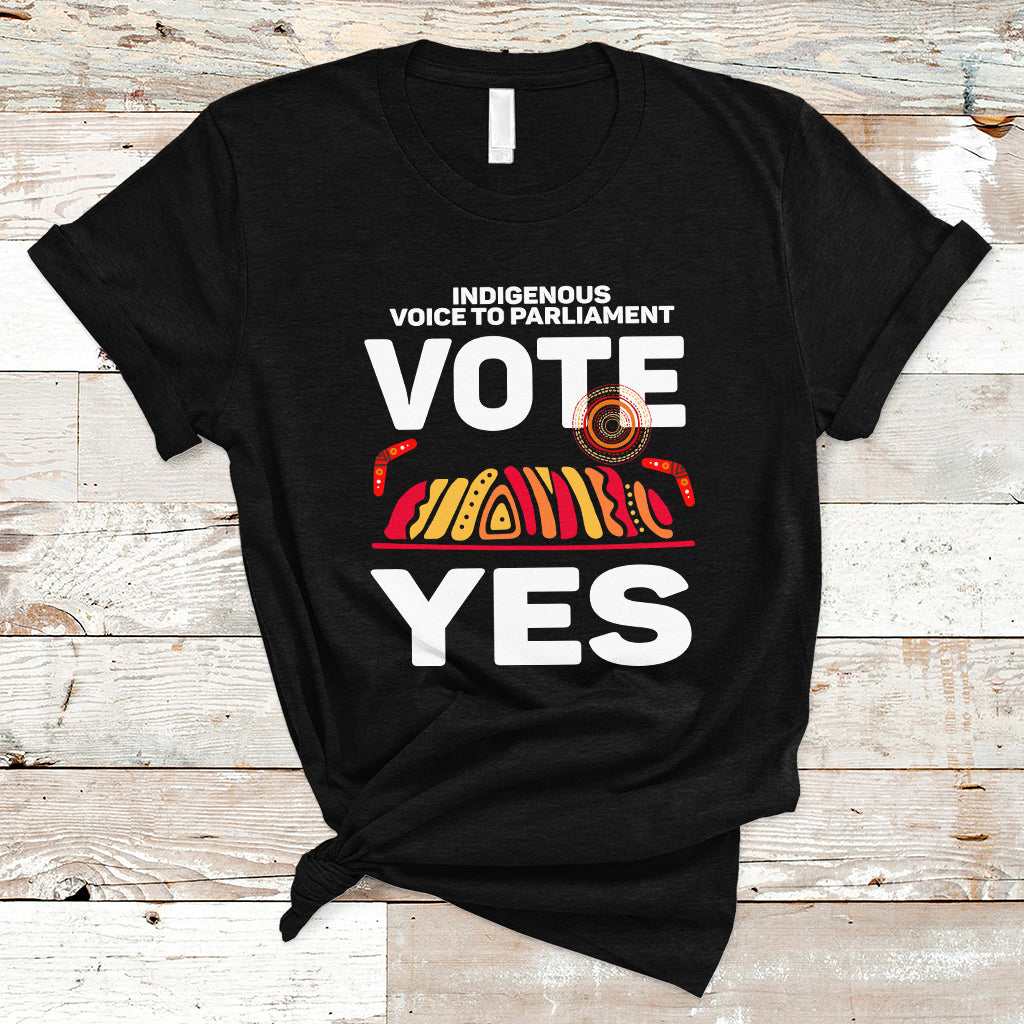 australia-indigenous-t-shirt-vote-yes-voice-to-parliament-urulu