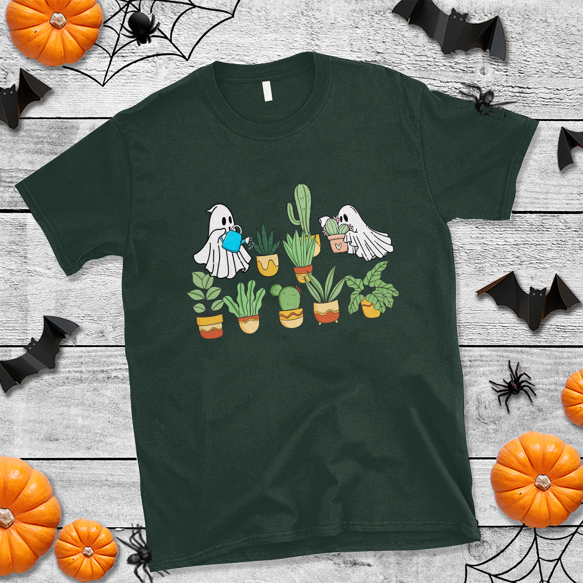 halloween-gardening-t-shirt-cute-gardener-boo-sheet-ghost-garden-plants-lover-halloween-costume