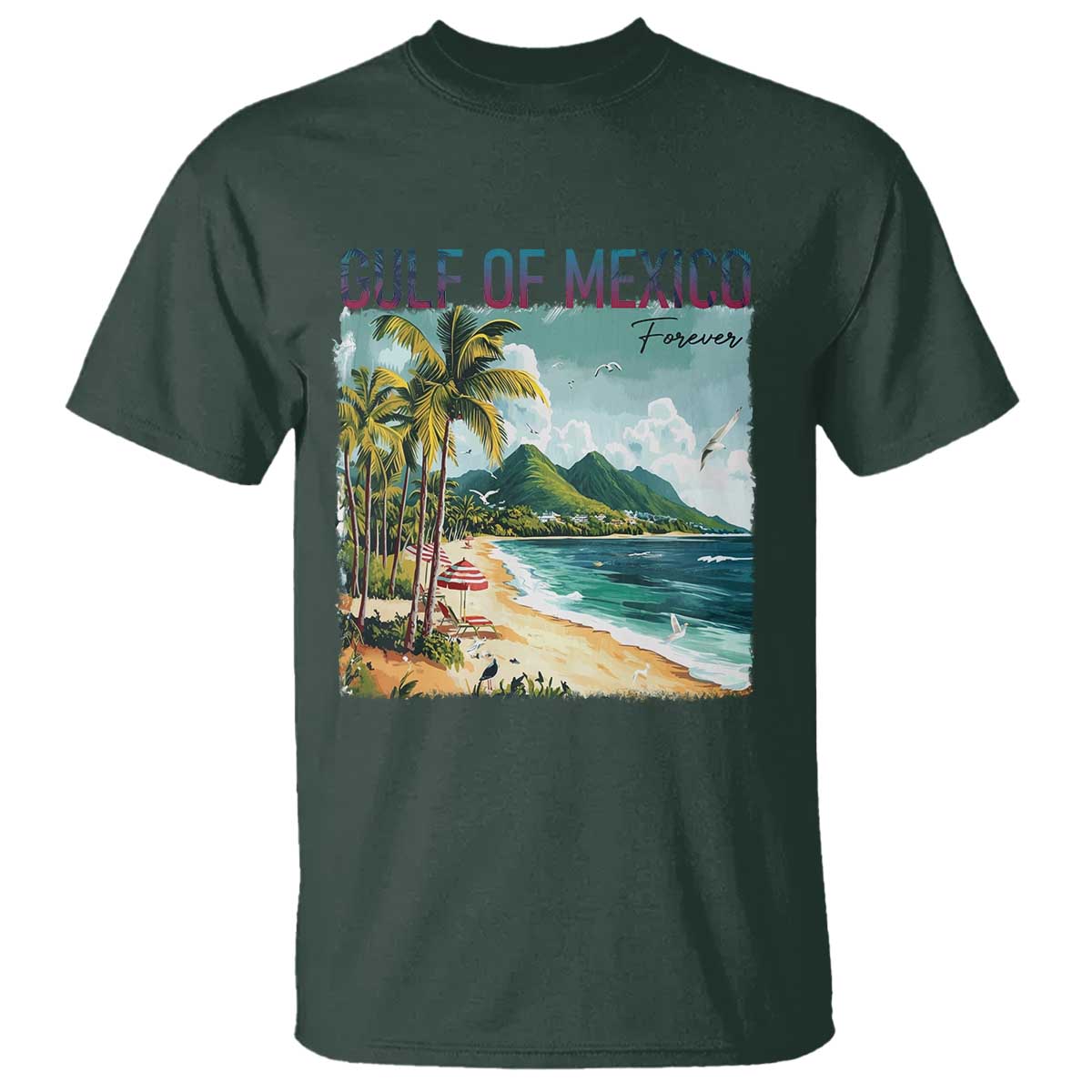 gulf-of-mexico-forever-t-shirt-retro-beach
