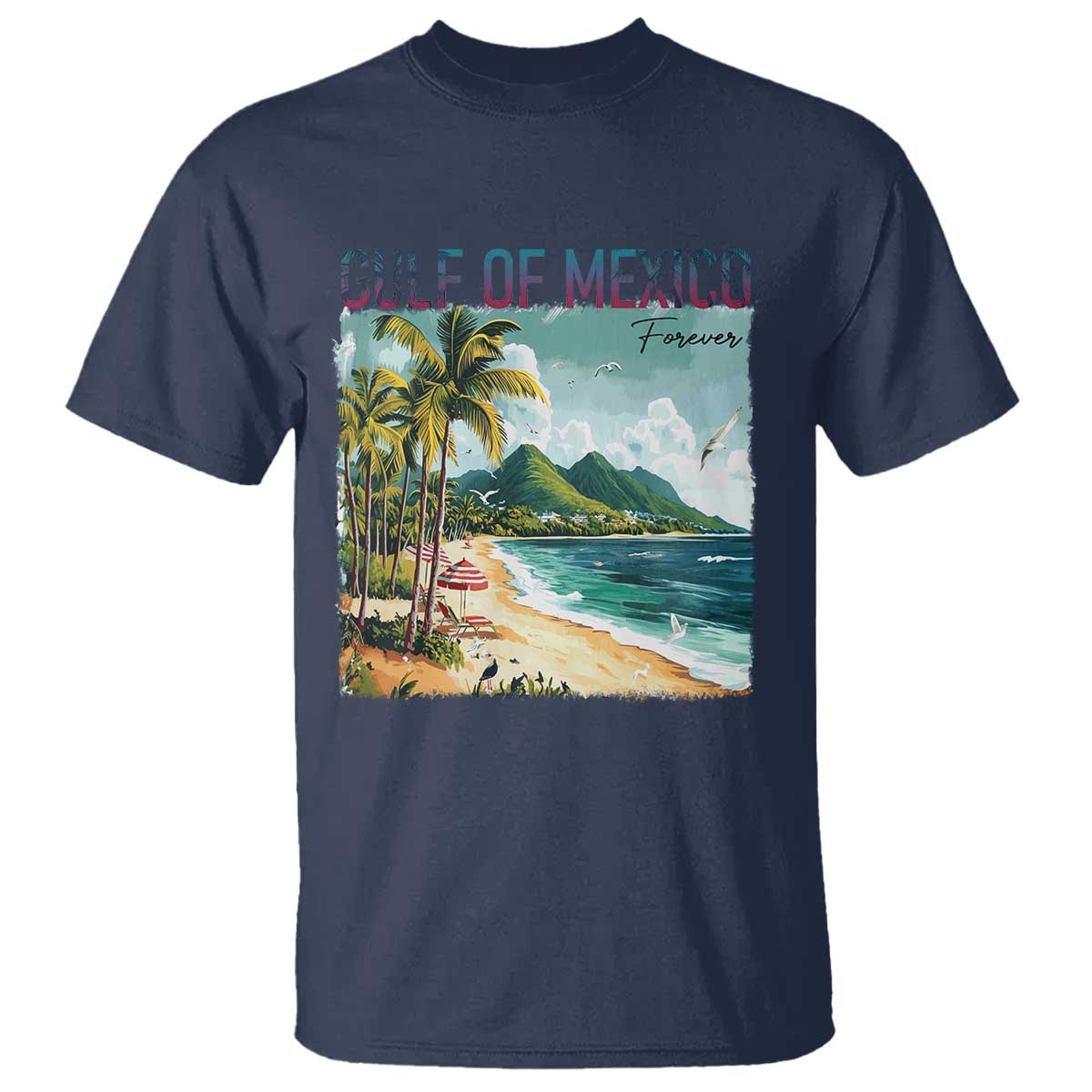 gulf-of-mexico-forever-t-shirt-retro-beach