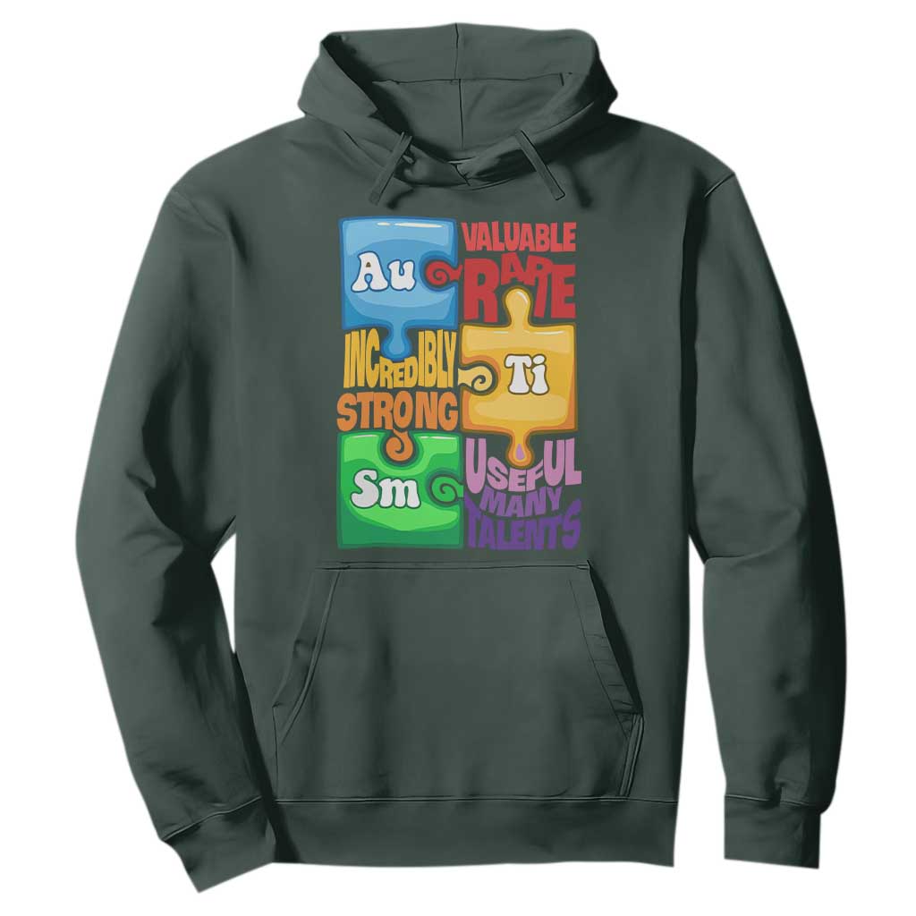 Autism Acceptance Support Embrace Neurodiversity Hoodie Puzzle Pieces