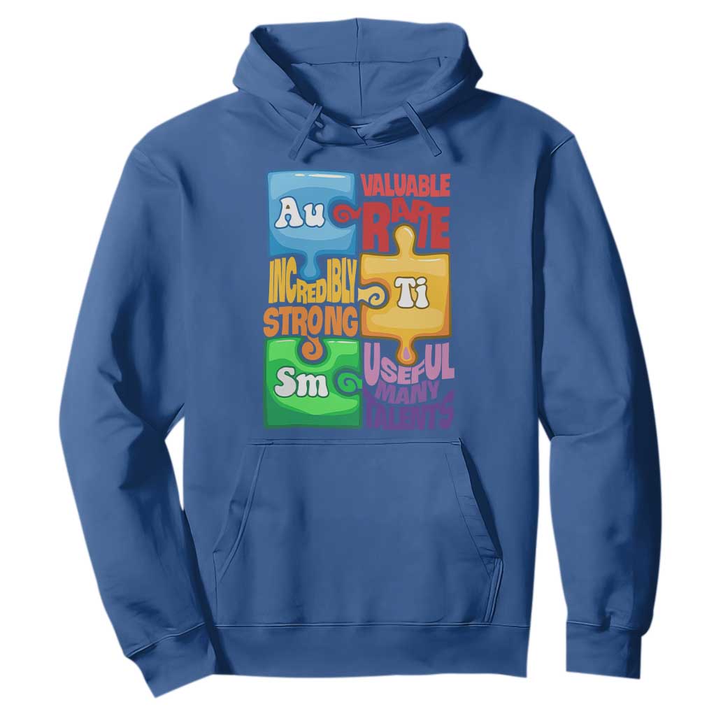 Autism Acceptance Support Embrace Neurodiversity Hoodie Puzzle Pieces