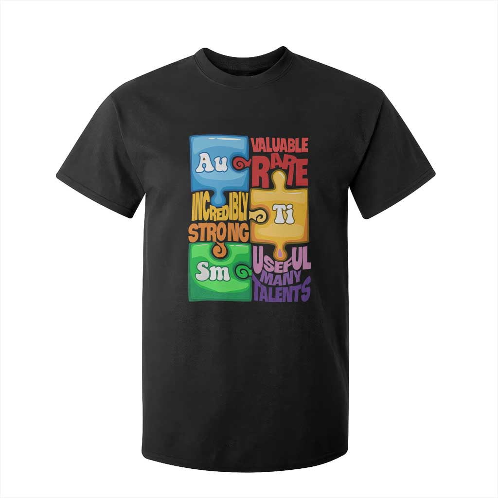 Autism Acceptance Support Embrace Neurodiversity T Shirt For Kid Puzzle Pieces