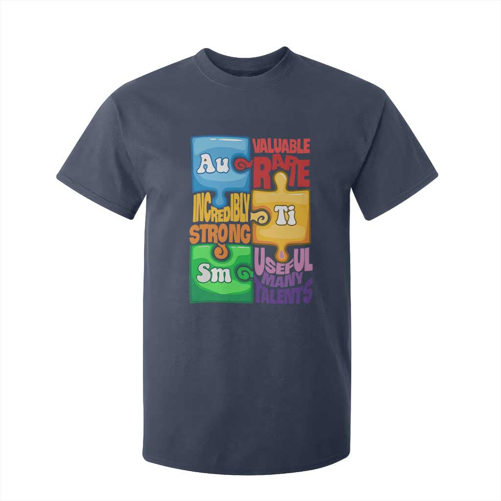 Autism Acceptance Support Embrace Neurodiversity T Shirt For Kid Puzzle Pieces