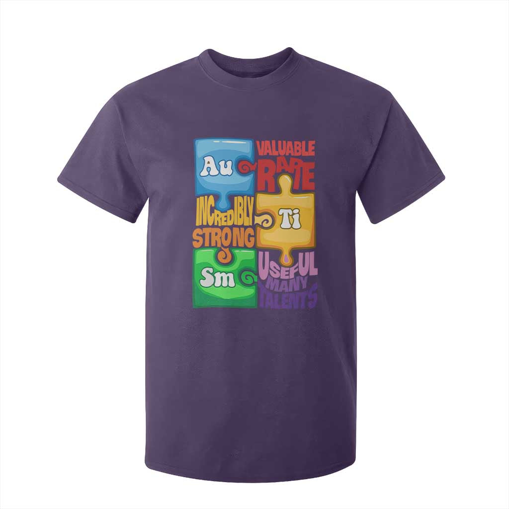 Autism Acceptance Support Embrace Neurodiversity T Shirt For Kid Puzzle Pieces