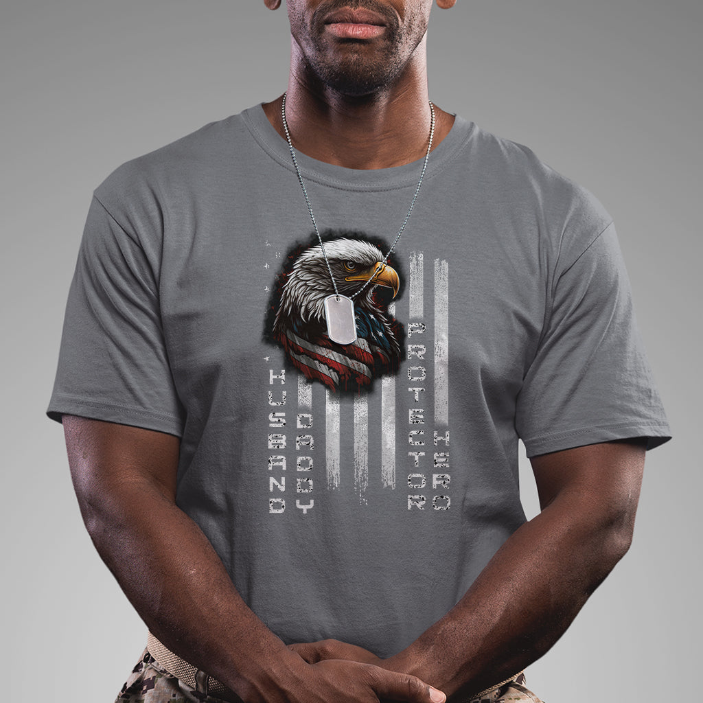 husband-daddy-protector-hero-us-veteran-american-flag-eagle-t-shirt