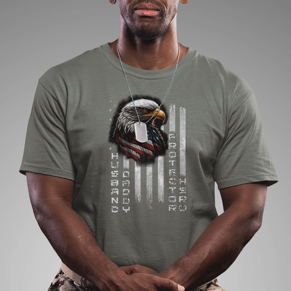 husband-daddy-protector-hero-us-veteran-american-flag-eagle-t-shirt