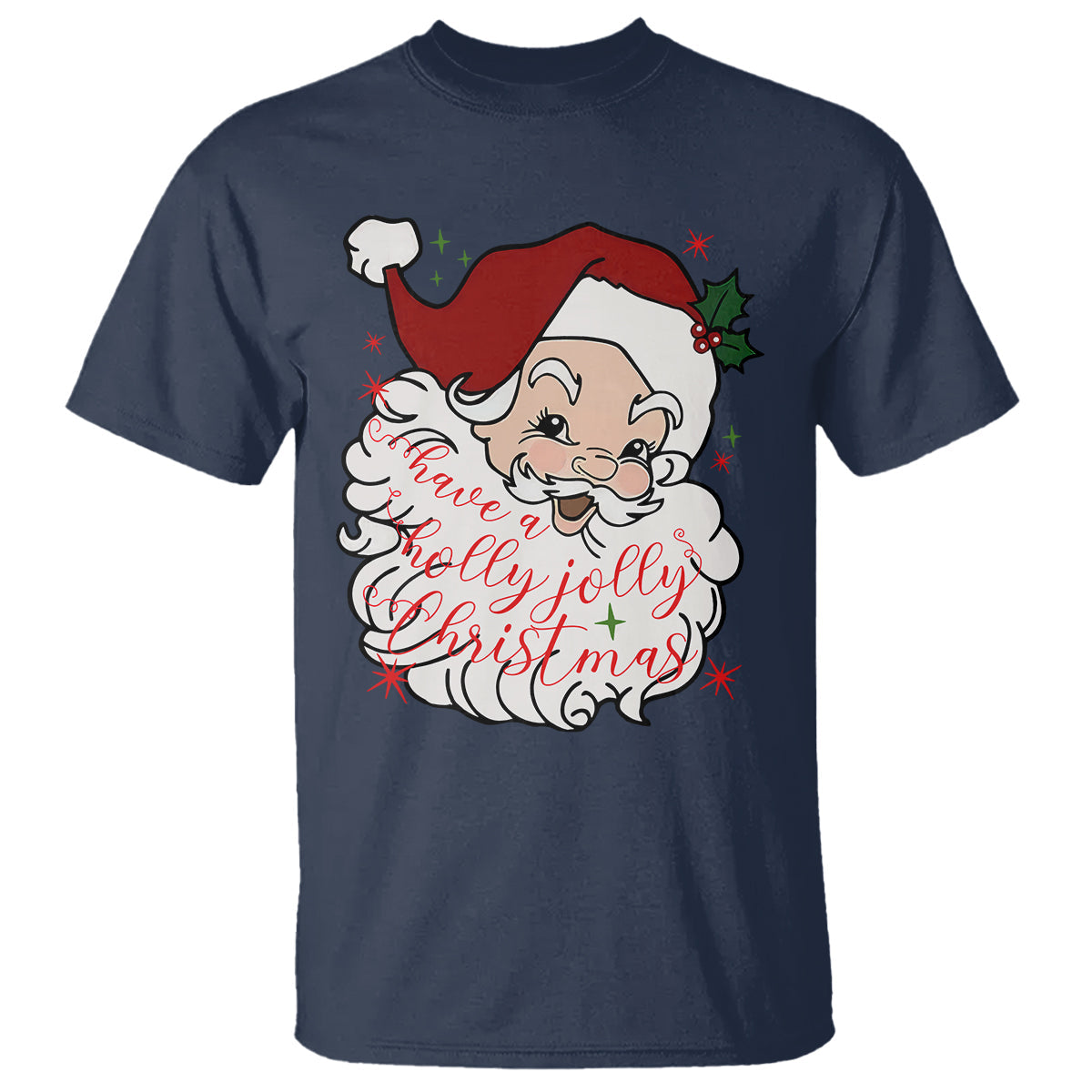 vintage-christmas-santa-claus-face-xmas-funny-old-fashioned-t-shirt