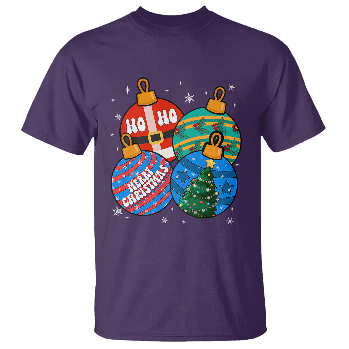 retro-groovy-merry-christmas-ornament-ho-ho-ho-t-shirt