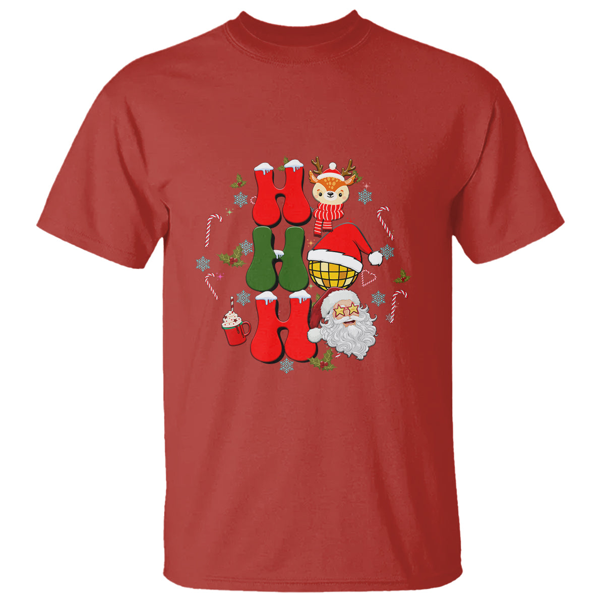 retro-groovy-christmas-ho-ho-ho-reindeer-disco-ball-santa-xmas-t-shirt