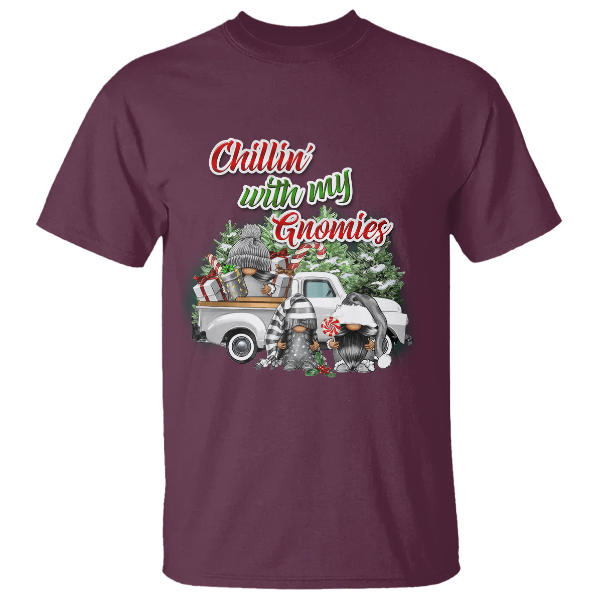 gnome-christmas-t-shirt-chillin-with-my-gnomies-xmas-truck